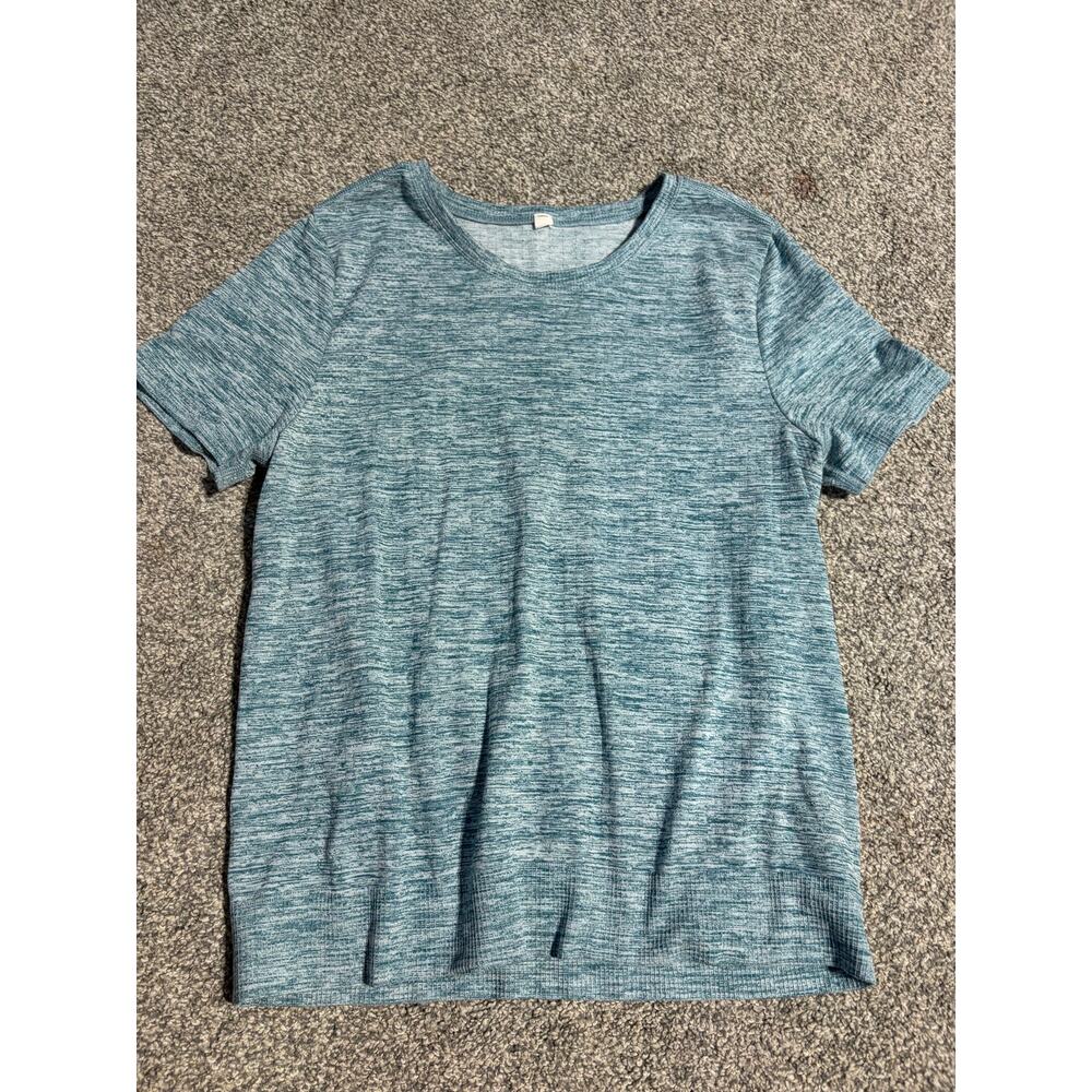 Athleta womens small activewear heather blue shirt